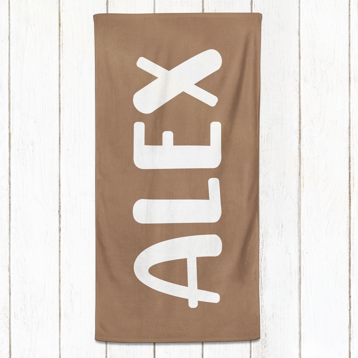Solid Name Towel - Neutrals