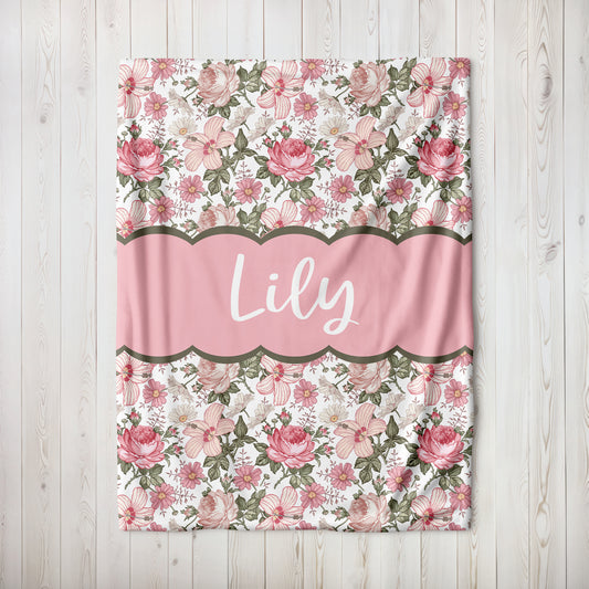Pink Vintage Floral