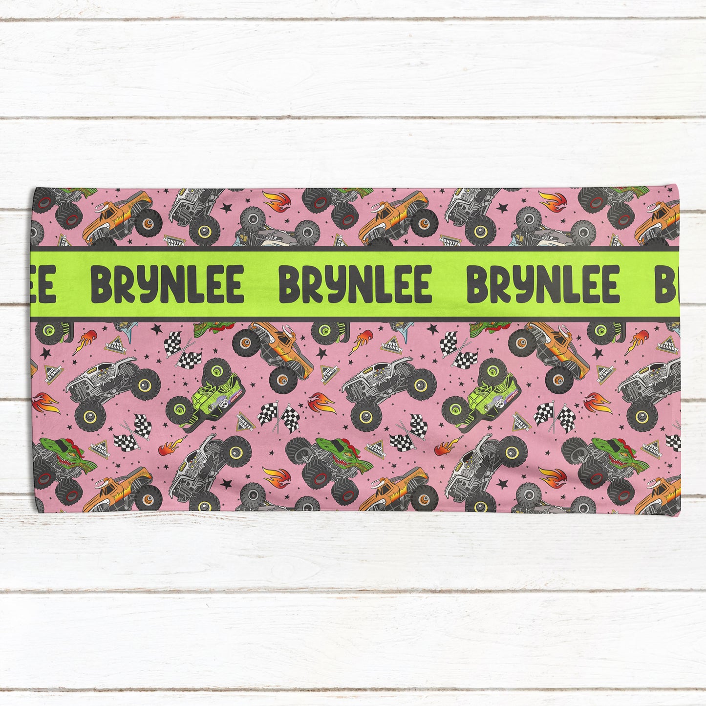 Rev & Rumble Pink Towel