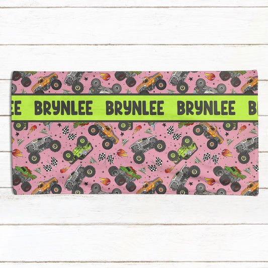 Rev & Rumble Pink Towel